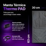 Manta T�rmica Para Aquecimento Thermo Pad Relaxmedic - Foto 4