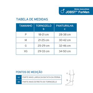 Meia Jobst 3/4 For Men 20-30mmhg - Foto 2