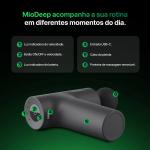 Pistola Massageadora Relaxmedic Miodeep Com Percuss�o Inteligente Usb-C - Foto 6
