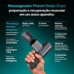 Pistola Massageadora Deep-Cryo Relaxmedic Quente E Fria - Foto 2