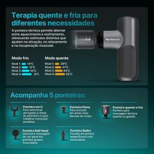 Pistola Massageadora Deep-Cryo Relaxmedic Quente E Fria