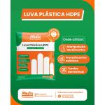 Luva Pl�stica Hdpe N�o Est�ril Medix 100 Unidades - Foto 1