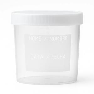 Coletor Universal Est�ril 80ml Tampa Branca 3b