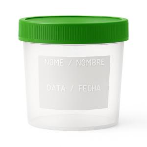 Coletor Universal Est�ril 80ml Tampa Verde 3b  