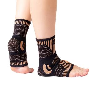 Tornozeleira De Compress�o Com Cobre Para Fascite Plantar Ortho Pauher P/M 