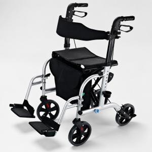 Andador 4 Rodas Em Alum�nio Mobil UNICO PRATA
