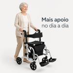 Andador 4 Rodas Em Alum�nio Mobil - Foto 3