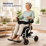 Andador 4 Rodas Em Alum�nio Mobil - Foto 5