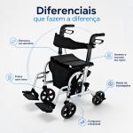 Andador 4 Rodas Em Alum�nio Mobil - Foto 6