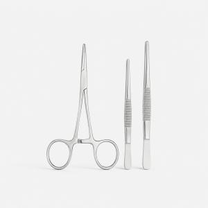 Kit Retirada De Pontos Avant Care Com Pin�a, Tesoura E Gaze