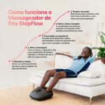 Massageador De P�s Stepflow Relaxmedic Com Shiatsu E Aquecimento - Foto 7