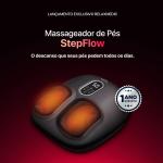 Massageador De P�s Stepflow Relaxmedic Com Shiatsu E Aquecimento - Foto 4