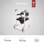 Cadeira De Transfer�ncia Manual Dellamed D80 5 Em 1 At� 135kg - Foto 2