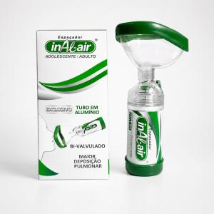 Espa�ador Adulto Inal-Air Alum�nio Rsmed Para Bombinha