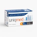 Agulha Para Caneta De Insulina Uniqmed 100 Unidades - Foto 1