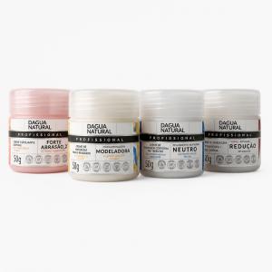 Kit Sele��o Profissional D?�gua Natural Com 4 Cremes De Massagem 50g