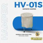 Hamper Hospitalar Com Saco De Algod�o 150l Vagalumy - Foto 2