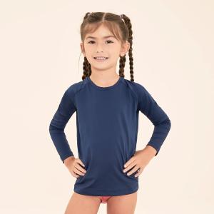 Camiseta Acqua Qr Code Manga Longa Infantil Uv Line - Foto 1