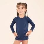 Camiseta Acqua Qr Code Manga Longa Infantil Uv Line - Foto 1