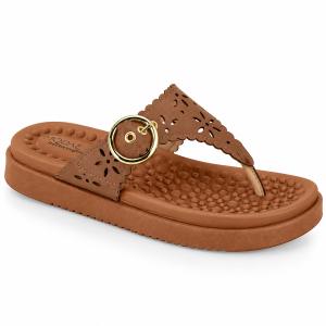 Tamanco Modare Ultraconforto Napa Floather Nature 7178.130 Feminino - Foto 1