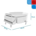 Assento Elevado Almofadado Astra Com Tampa E Trava 7,5cm Ou 13cm At� 150kg - Foto 8