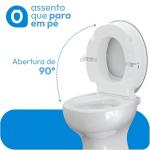 Assento Elevado Almofadado Astra Com Tampa E Trava 7,5cm Ou 13cm At� 150kg - Foto 4