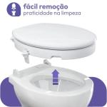 Assento Elevado Almofadado Astra Com Tampa E Trava 7,5cm Ou 13cm At� 150kg - Foto 3