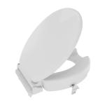 Assento Elevado Para Vaso Astra Com Tampa E Trava 7,5cm Ou 13cm - Foto 1