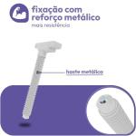 Assento Elevado Para Vaso Astra Com Tampa E Trava 7,5cm Ou 13cm - Foto 8