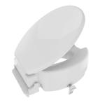 Assento Elevado Para Vaso Astra Com Tampa E Trava 7,5cm Ou 13cm - Foto 1