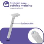Assento Elevado Para Vaso Astra Com Tampa E Trava 7,5cm Ou 13cm - Foto 8