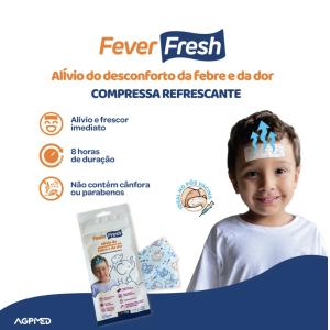 Compressa Refrescante Fever Fresh Infantil 2 Unidades Agpmed