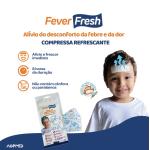 Compressa Refrescante Fever Fresh Infantil 2 Unidades Agpmed - Foto 1