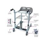 Cadeira De Transfer�ncia Hidrolight Sc700 135kg Com Pist�o Hidr�ulico - Foto 8