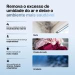 Desumidificador De Ar Compressor Relaxmedic Connect Dry 15l/Dia Com Wi-Fi - Foto 3
