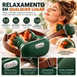 Massageador El�trico G Relax Supermedy 3d Com Aquecimento Para Pesco�o E Ombros - Foto 4