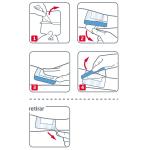 Curativo Cir�rgico Leukomed Sorbact Bsn Essity 8 X 10 Cm Est�ril - Foto 3
