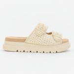 Tamanco Feminino Modare Tela Fiorucci Milano 7200.104 Com Fivelas - Foto 1