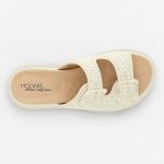 Tamanco Feminino Modare Tela Fiorucci Milano 7200.104 Com Fivelas - Foto 5