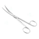 Tesoura Fina/Fina Curva 15cm Abc - Foto 1