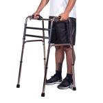 Andador Dobravel Aluminio Fixo Bronze At� 130kg Mercur - Foto 4