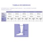 Meia 3/4 Sigvaris 283s Algodao Super Panturrilha Longa Aberta - Foto 2