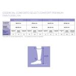 Meia De Compress�o 862p Panturrilha Curta Aberta 20-30mmhg Sigvaris  - Foto 2