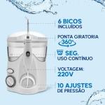 Irrigador Oral 6 Pontas Ultra Wp100b 600ml Waterpik Com 10 N�veis - Foto 12