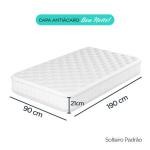 Capa Anti�caro Para Colchao De Solteiro Alergoshop - Foto 5