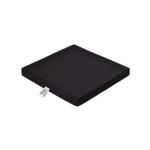 Almofada Quadrada Confort Max Preta Latex Solutions - Foto 1