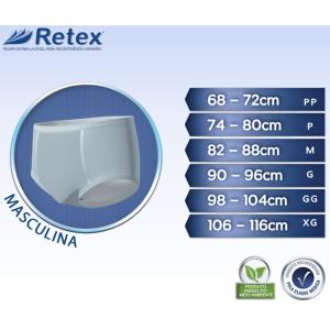 Cueca Absorvente Lavavel Para Incontinencia Urinaria Masculina Retex - Foto 9