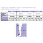 Meia De Compressao Sigvaris 863p Select Comfort Meia Coxa Longa Aberta 30-40mmhg - Foto 2